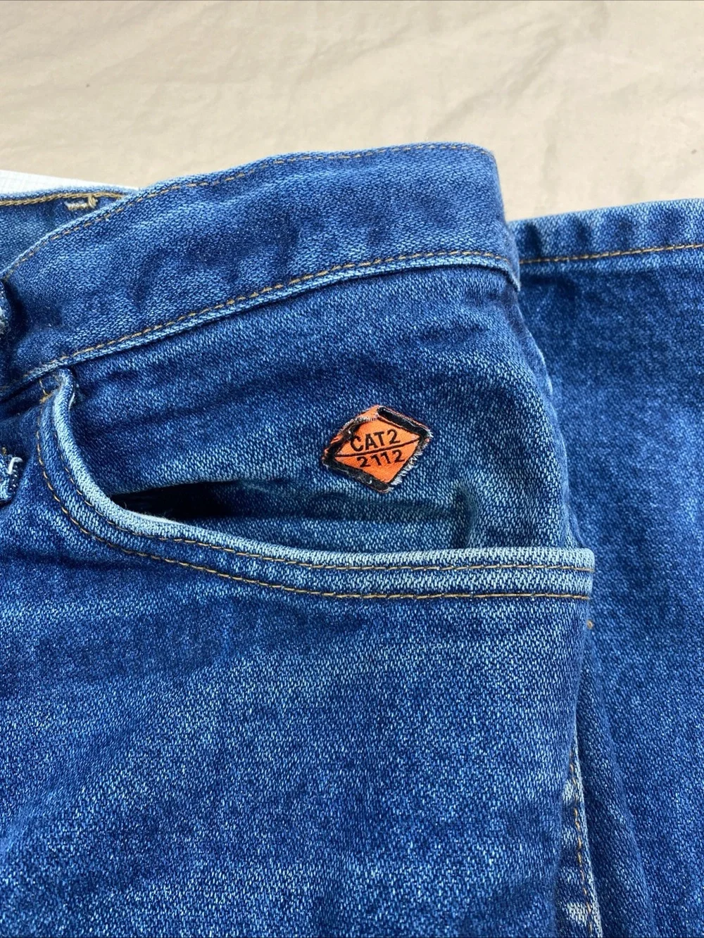 Wrangler FR Flame Resistant jeans men’s (fits 38x32) blue Original 13 FR13MWZ